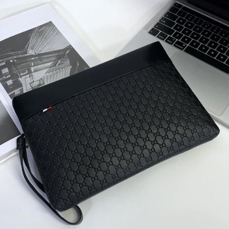 Leatherwork Wallet - Designer Business Bag Leather Men Clutch