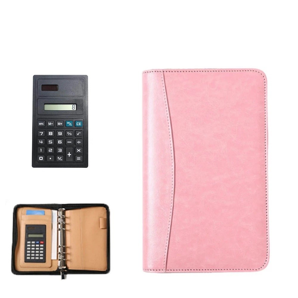 Leatherwork Books - Memo Book 6-Ring File Folder A6