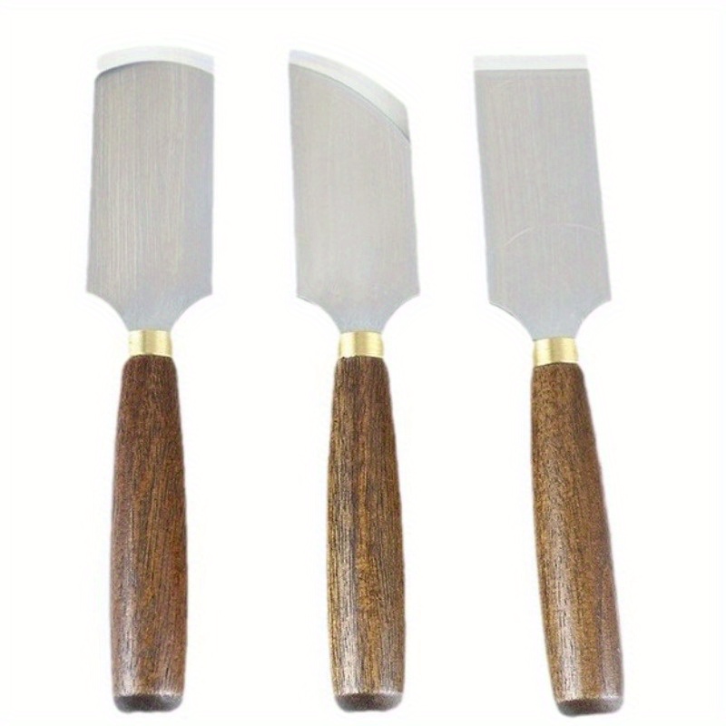 Round Knife Leatherwork - Flat Mouth/Oblique Mouth/round Mouth Sandalwood Leather