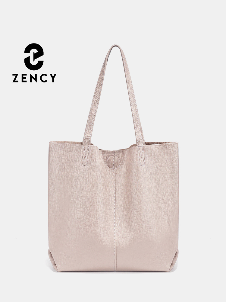 Leather Work Handbag - Zency Women's Large Capacity Handbag Real