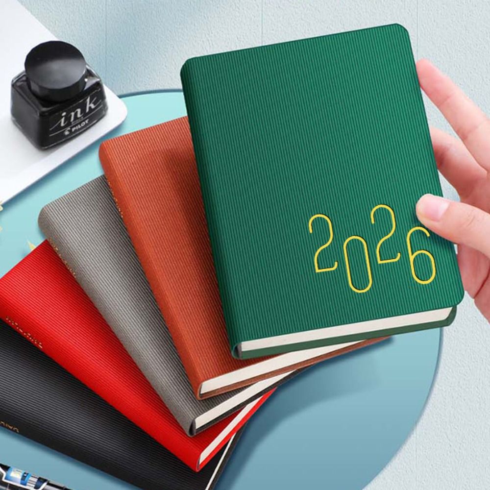 Leatherwork Books - Calendar English 2026 Schedule Planner Notepad