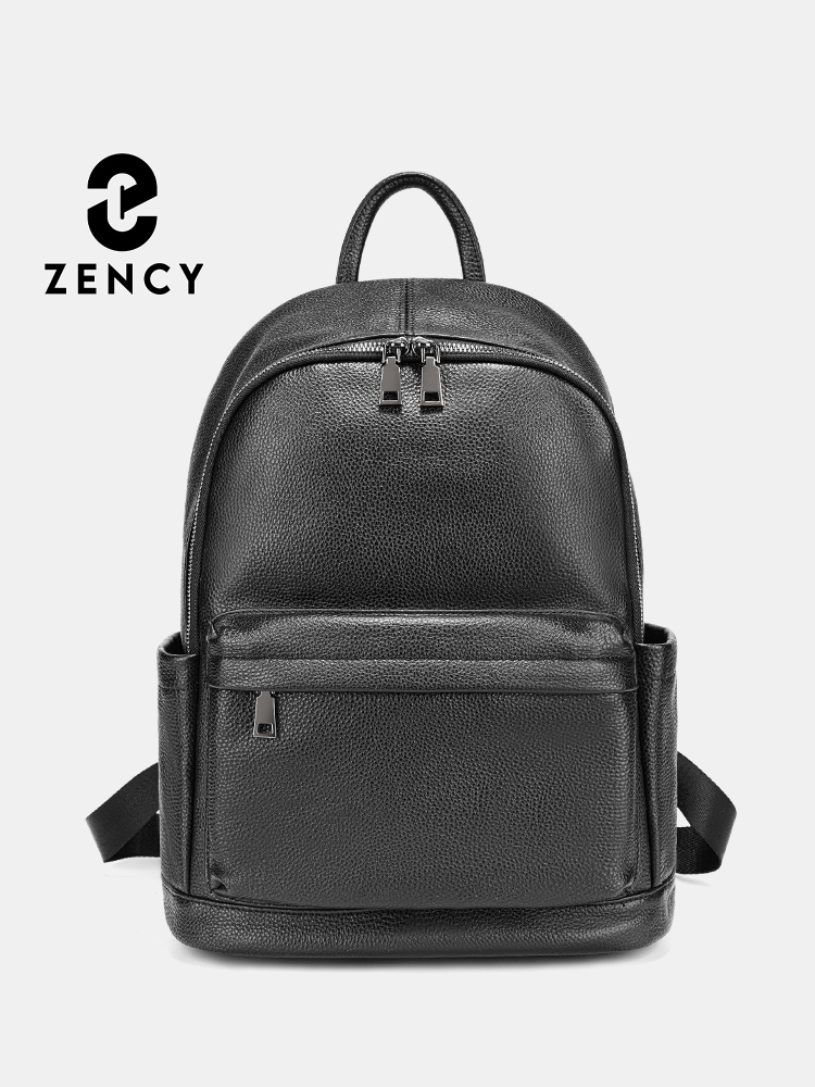 Leatherwork Books - Zency Women's Leather Backpack 100% Genuine