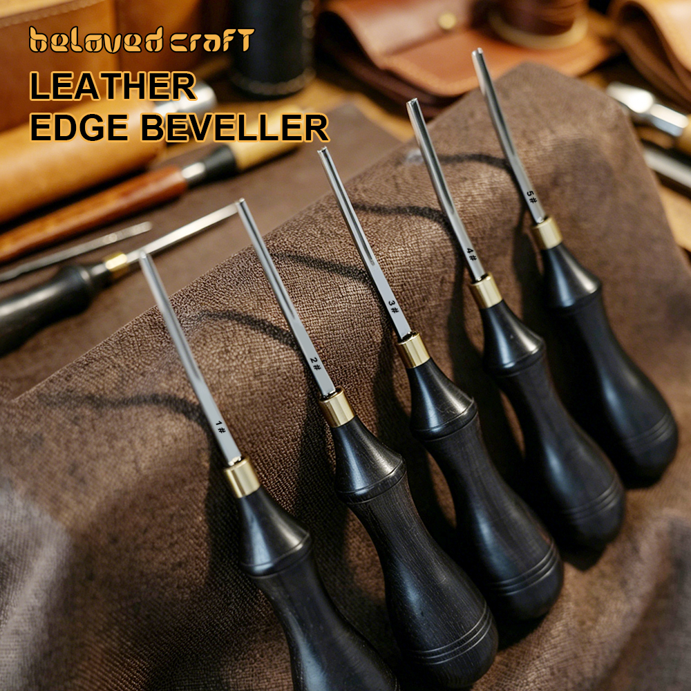 Leatherwork Edge Creaser - Leather Edge Beveler PRO Skiving Craft