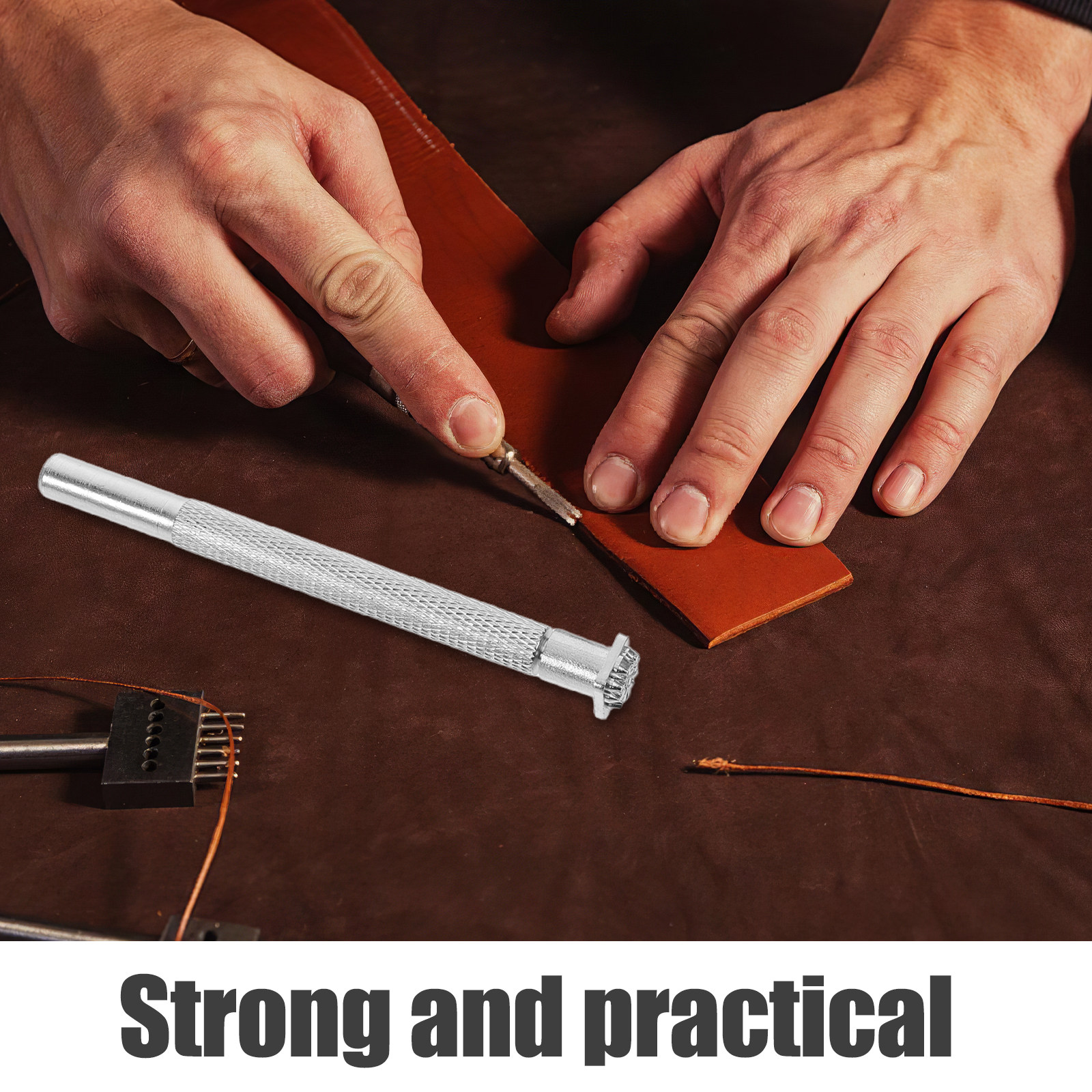 Leatherwork For Beginners - 1Set Leatherworking Tool Set Beginner Friendly
