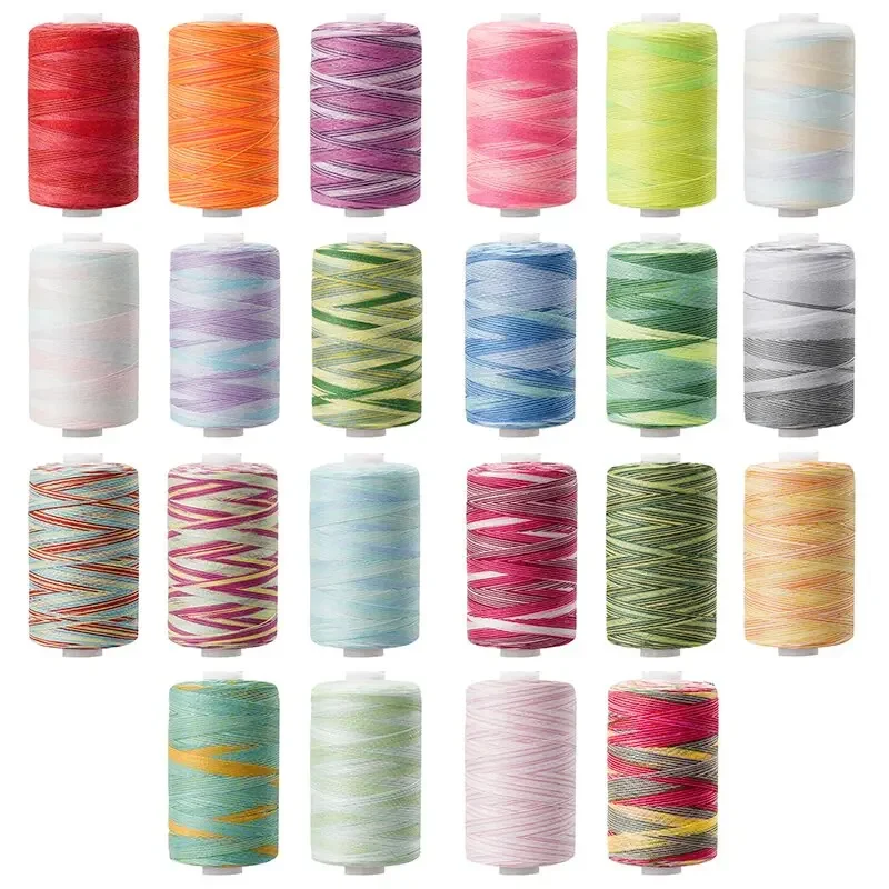 Waxed Thread Linen - Rainbow Variegated Sewing Thread, 40S/2 Hand