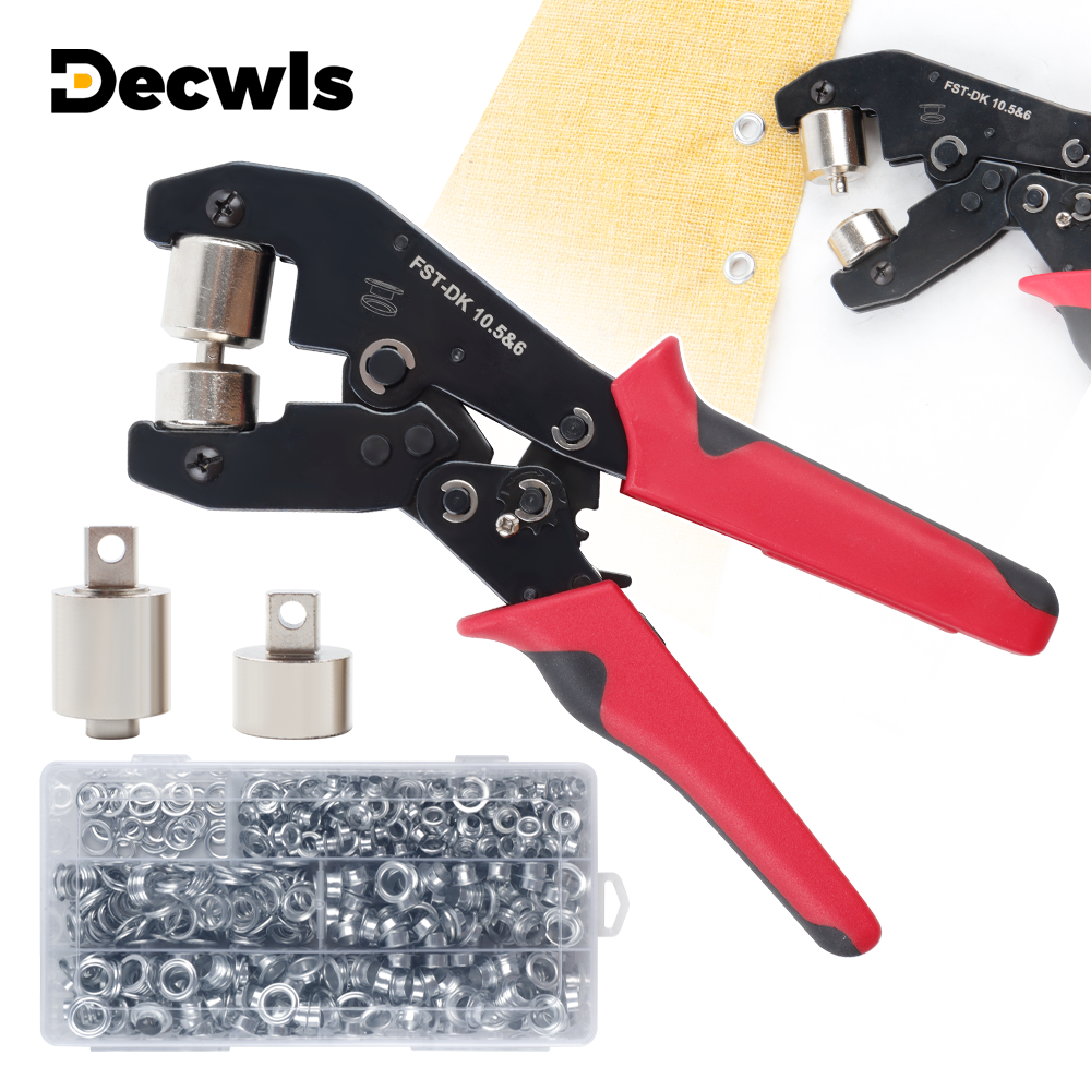 Leatherwork Punching Tool - DIY Grommet Tool Kit 6/10mm Handheld