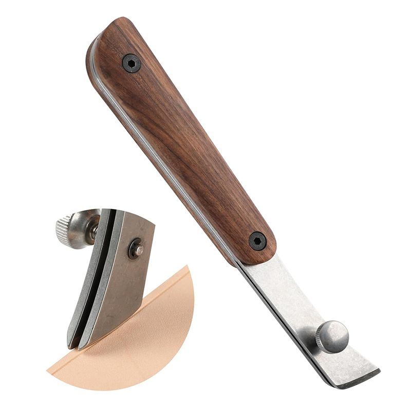 Leatherwork Edge Creaser - ~Latest Model Adjustable Edge Creaser For