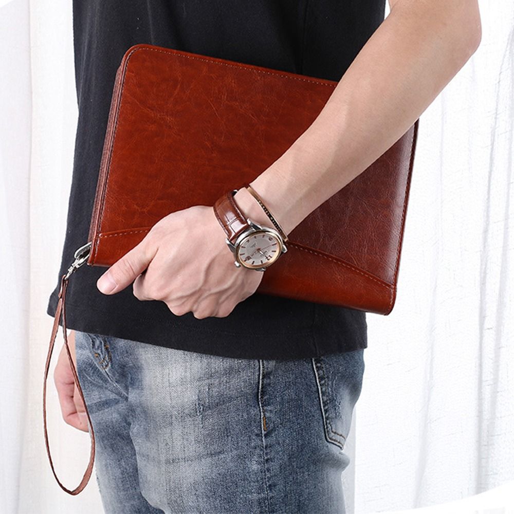 Portable File Folder PU Leathe - Leatherwork Books 评论和价格
