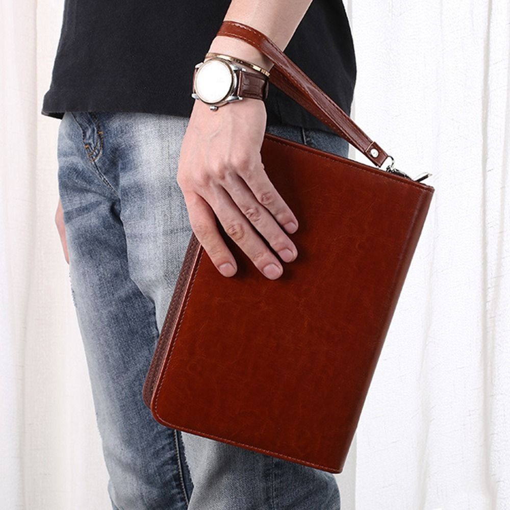 Portable File Folder PU Leathe - Leatherwork Books 评论和价格