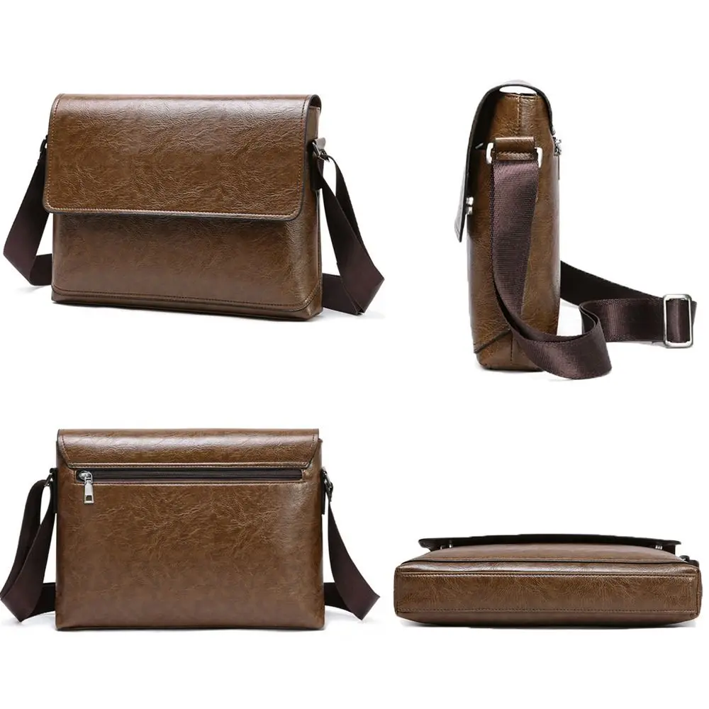 Luxury PU Leather Crossbody Ba - Leather Work Handbag 评论和价格