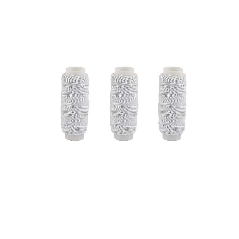 20m Black White  Elastic Threa - Waxed Thread Linen 评论和价格