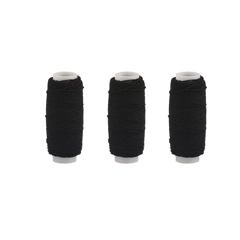 20m Black White  Elastic Threa - Waxed Thread Linen 评论和价格