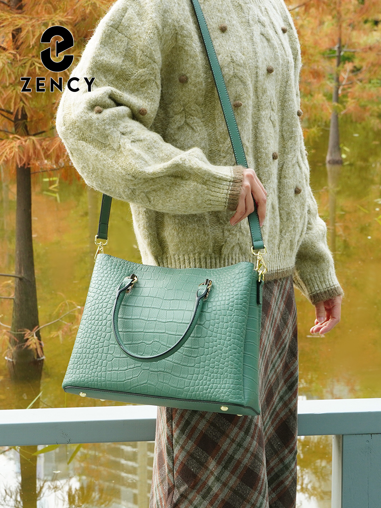 Zency Women's Genuine Leather  - Leather Work Handbag 评论和价格