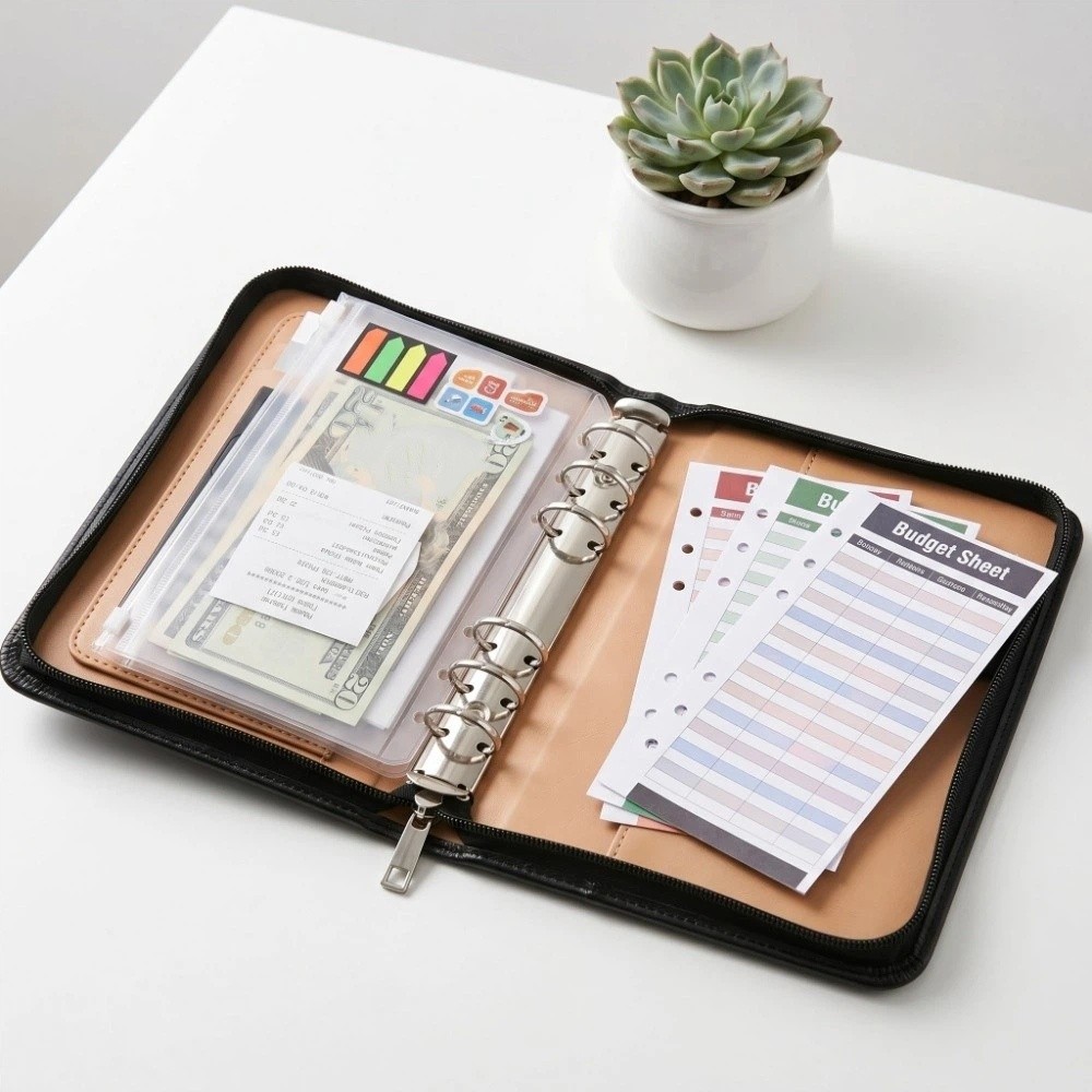 Memo Book 6-Ring File Folder A - Leatherwork Books 评论和价格