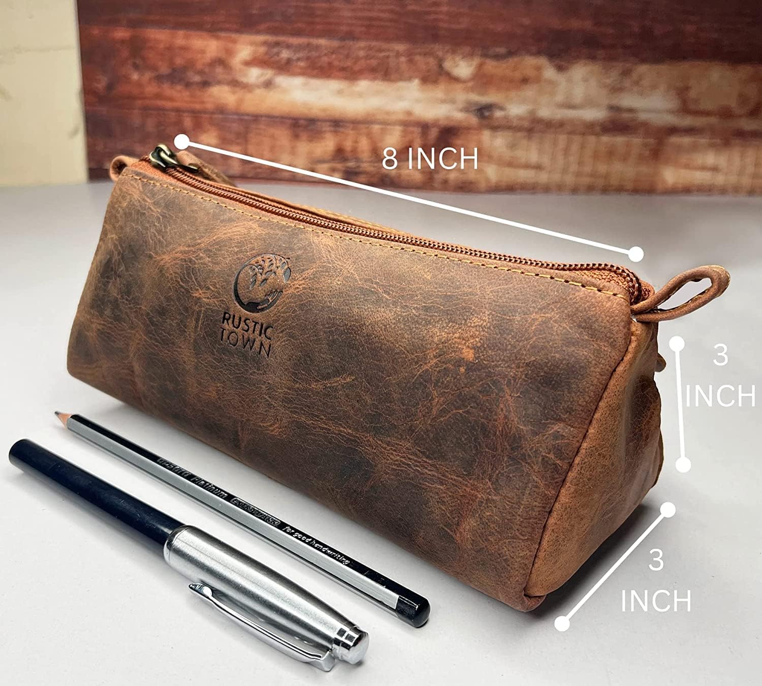 Leather Pencil Case Full Grain - Leatherwork Products 评论和价格