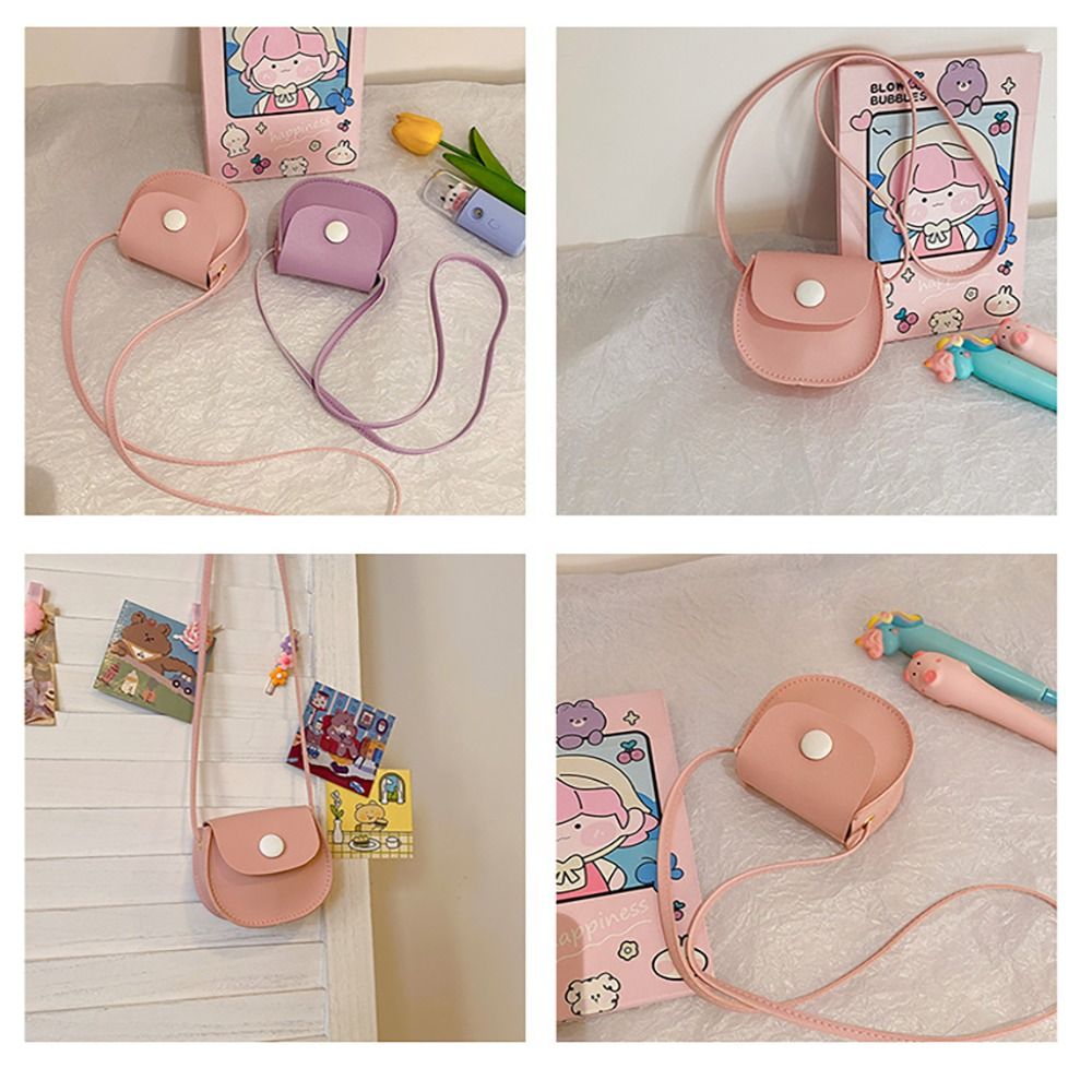 Child Girls Cross Body Bag PU  - Leatherwork Wallet 评论和价格