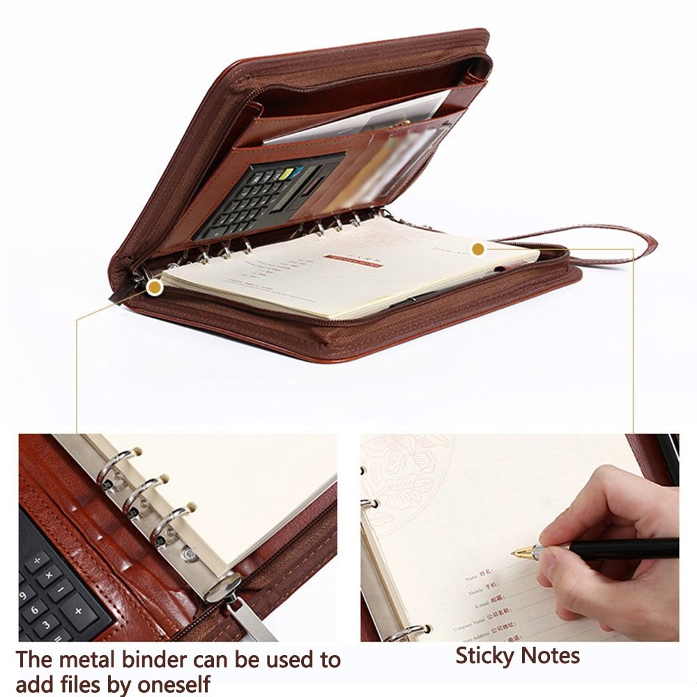 Portable File Folder PU Leathe - Leatherwork Books 评论和价格