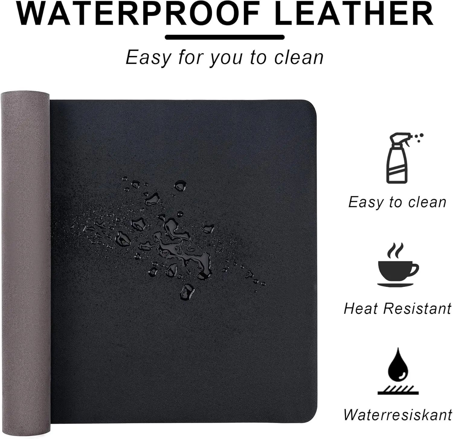 Leather Desk Pad Protector, No - Leatherwork Products 评论和价格