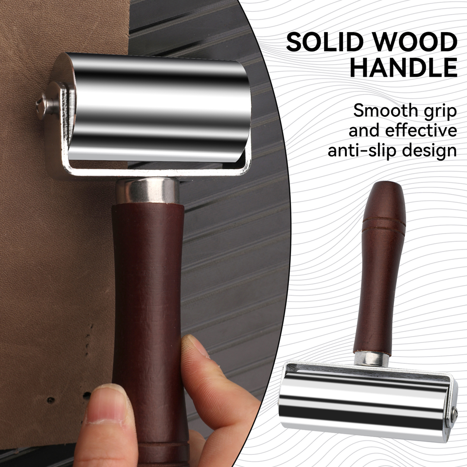 Leather Press Edge Roller with - Leatherwork Edge Creaser 评论和价格