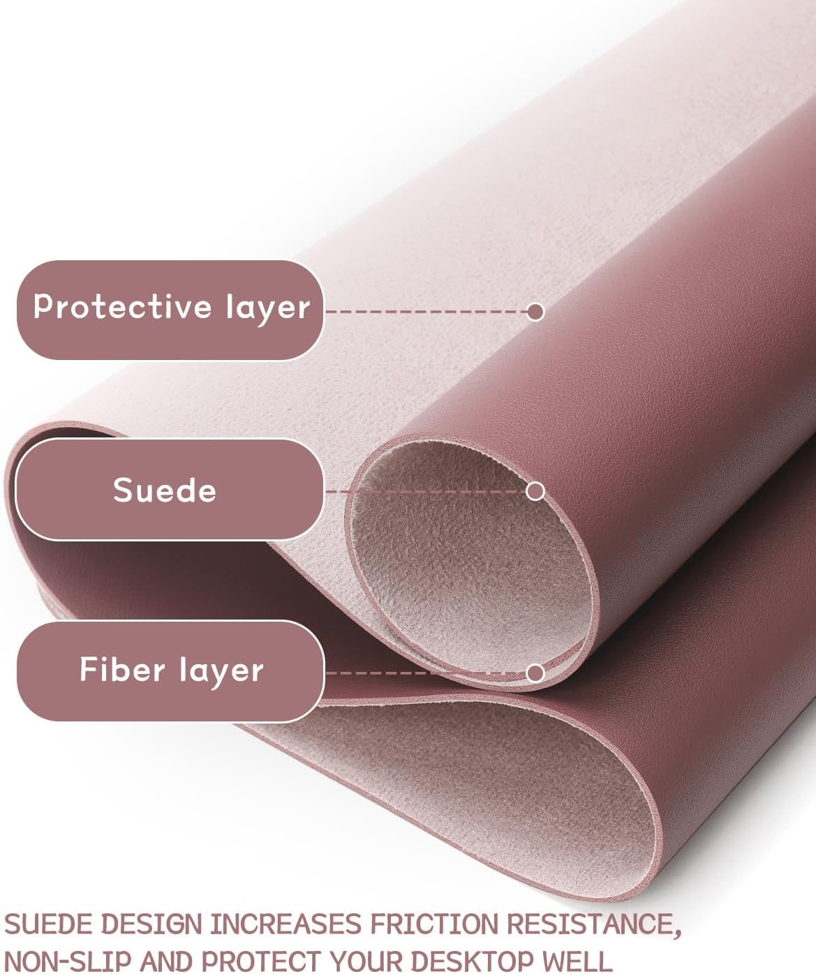 Non-Slip Leather Desk Pad Blot - Leatherwork Products 评论和价格