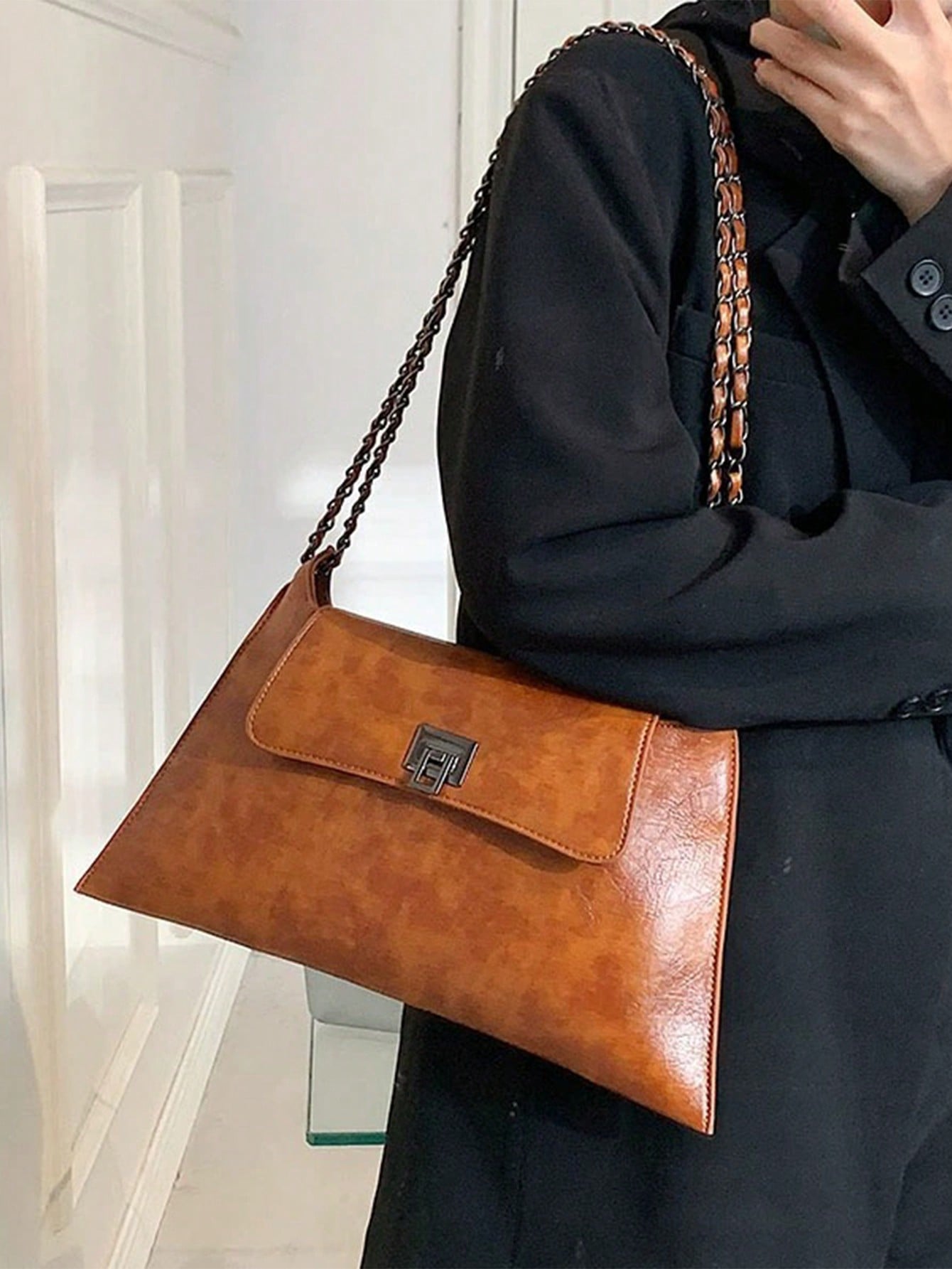 Shoulder Bag Handbag/Elegant F - Leatherwork Essentials 评论和价格