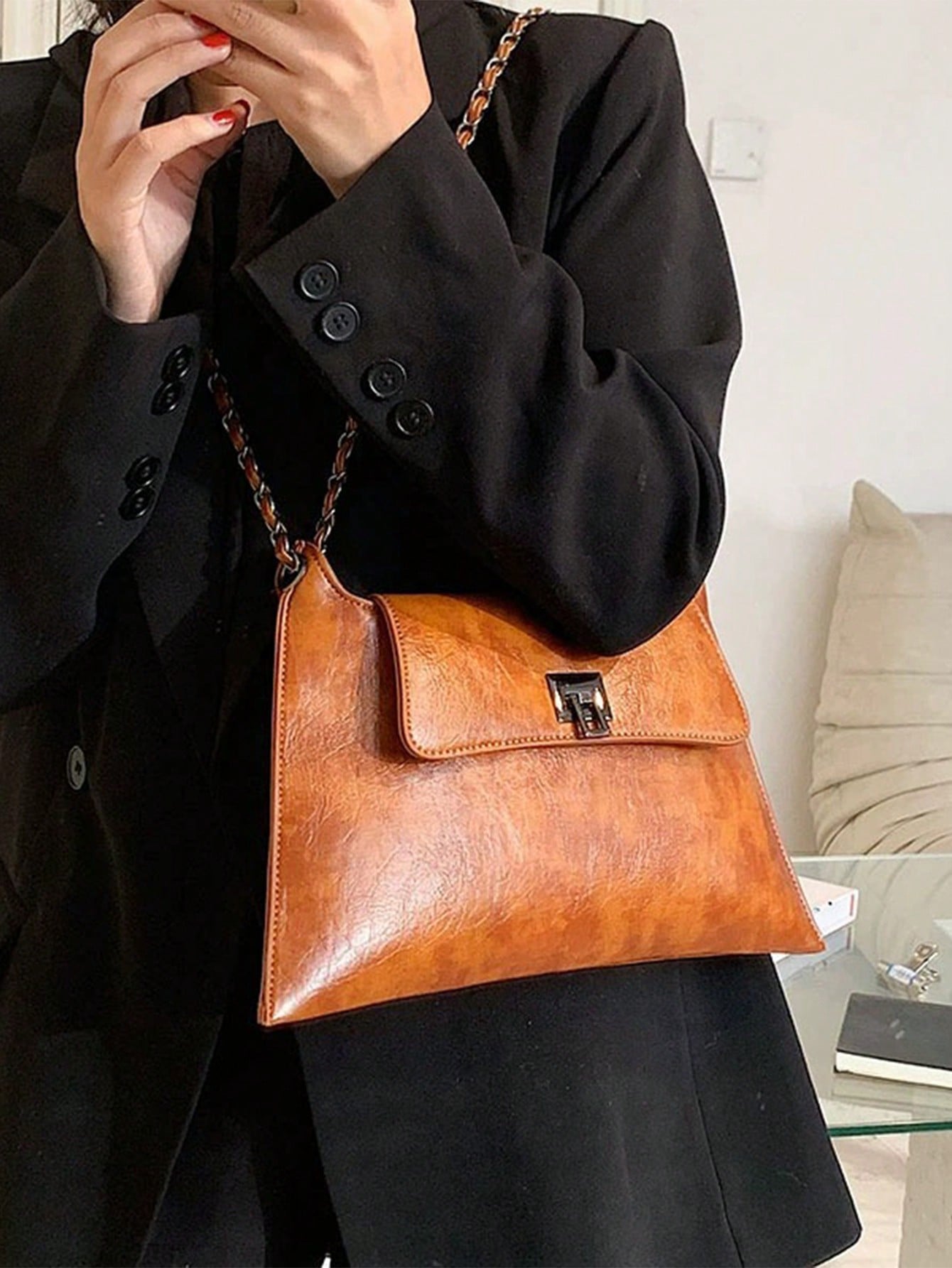 Shoulder Bag Handbag/Elegant F - Leatherwork Essentials 评论和价格