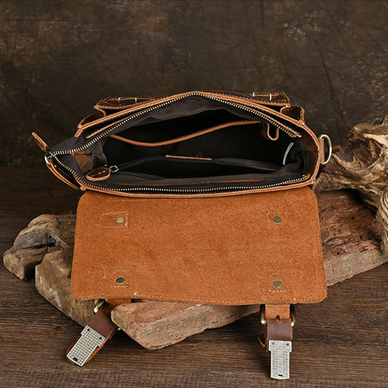 Messenger Bag Genuine Leather  - Leatherwork Wallet 评论和价格