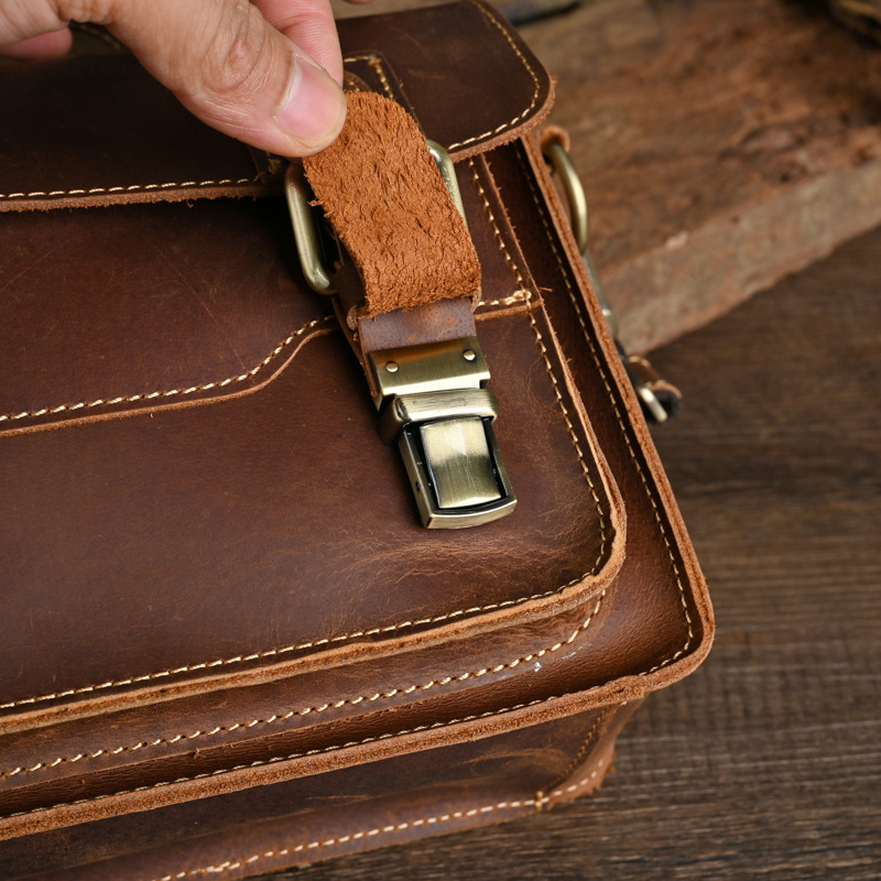 Messenger Bag Genuine Leather  - Leatherwork Wallet 评论和价格