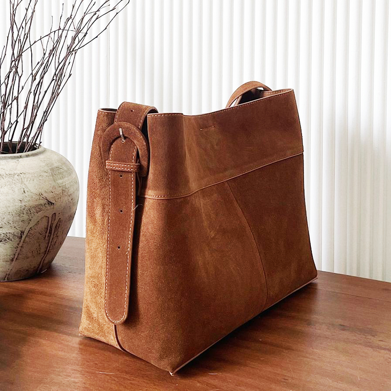 Korean Genuine Leather Tote Ba - Leatherwork Wallet 评论和价格