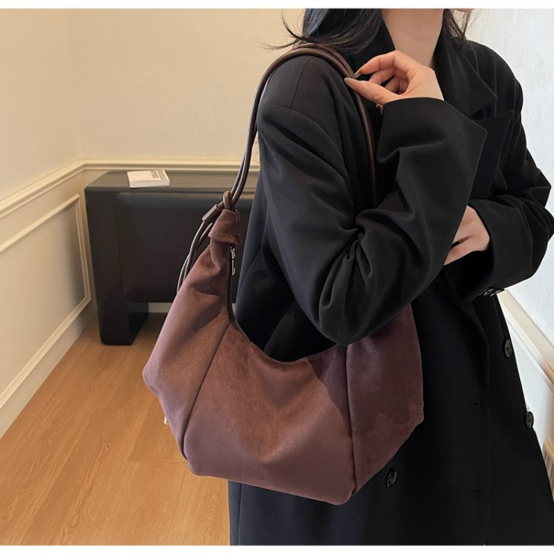 Women's Everyday Style Suede H - Leather Work Handbag 评论和价格