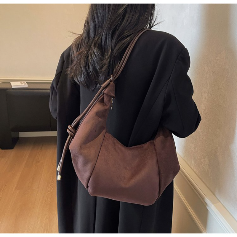 Women's Everyday Style Suede H - Leather Work Handbag 评论和价格