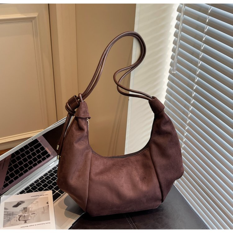 Women's Everyday Style Suede H - Leather Work Handbag 评论和价格