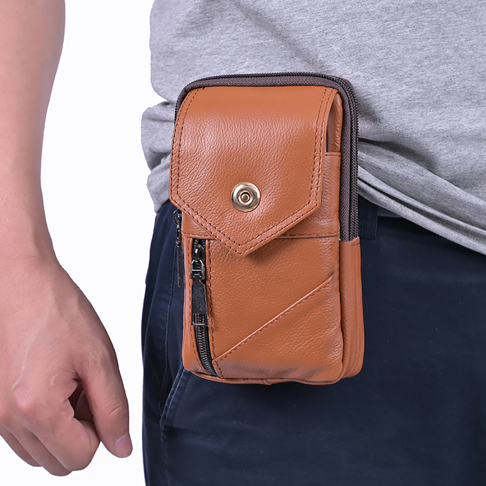 Men Simple Shoulder Bag Waterp - Leatherwork Wallet 评论和价格