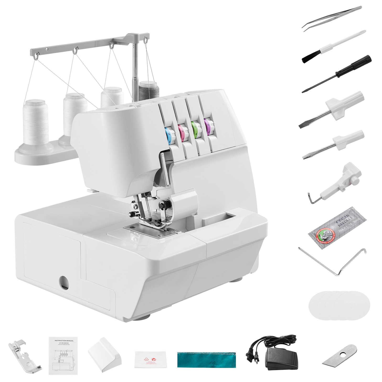 SucceBuy Serger Overlock Sewin - Waxed Thread Linen 评论和价格