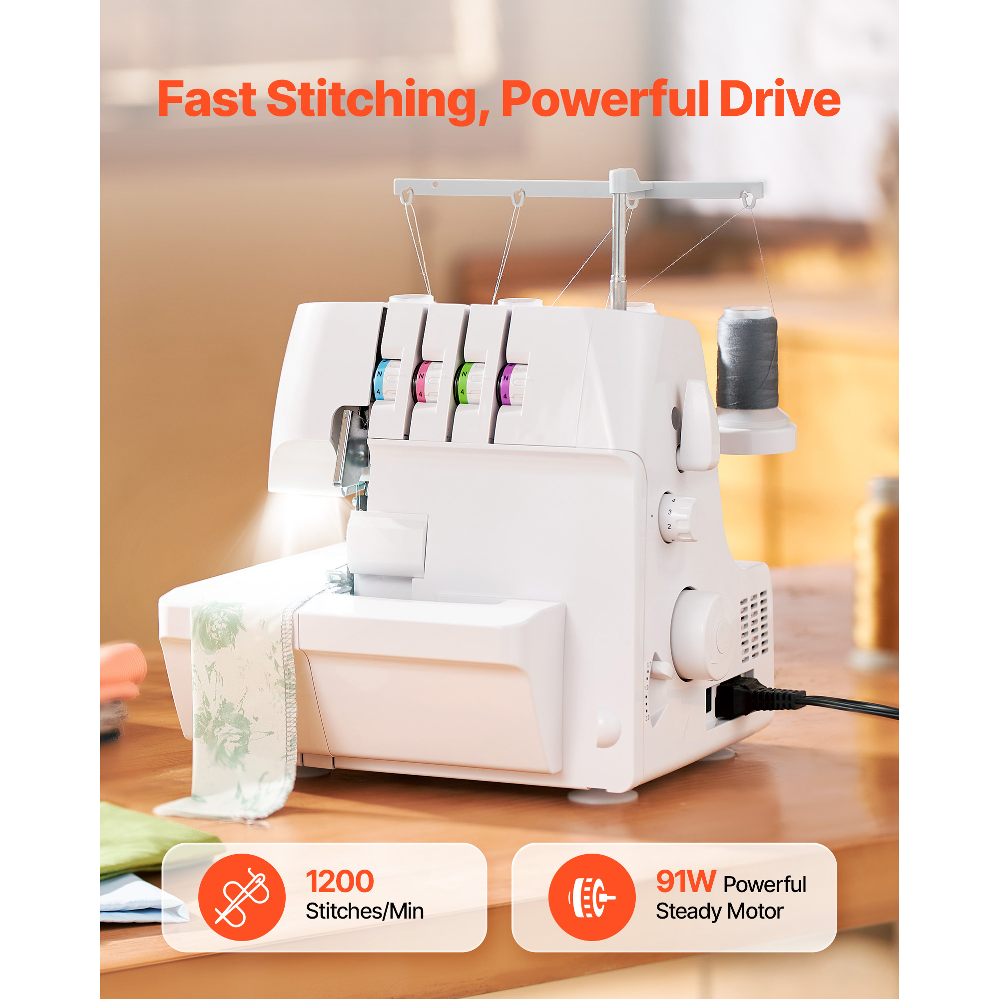 SucceBuy Serger Overlock Sewin - Waxed Thread Linen 评论和价格