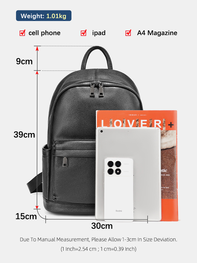 Zency Women's Leather Backpack - Leatherwork Books 评论和价格