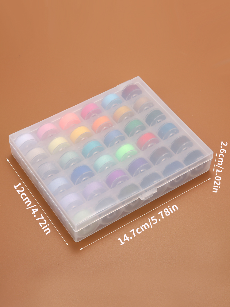25/36 Colors Set Bobbin Thread - Waxed Thread Linen 评论和价格