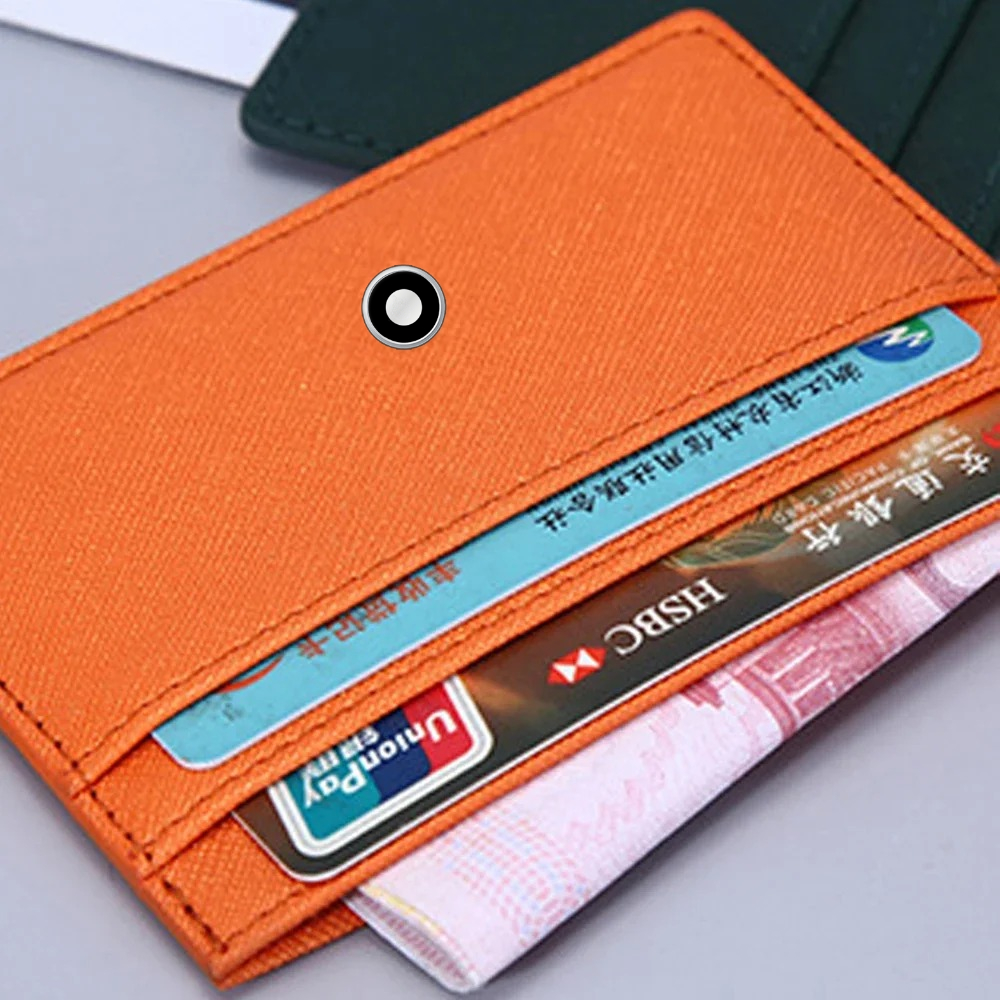 Minimalist Women Men Leather S - Leatherwork Wallet 评论和价格