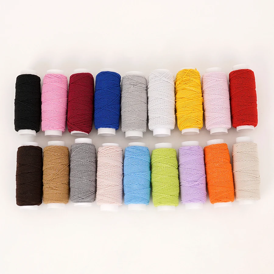 18-Color 0.6mm Ultra-Fine Elas - Waxed Thread Linen 评论和价格