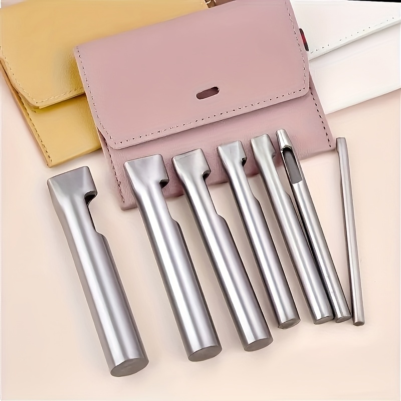 5pcs Leather Oblong Belt Hole  - Leatherwork Punching Tool 评论和价格