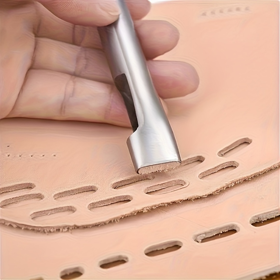 5pcs Leather Oblong Belt Hole  - Leatherwork Punching Tool 评论和价格