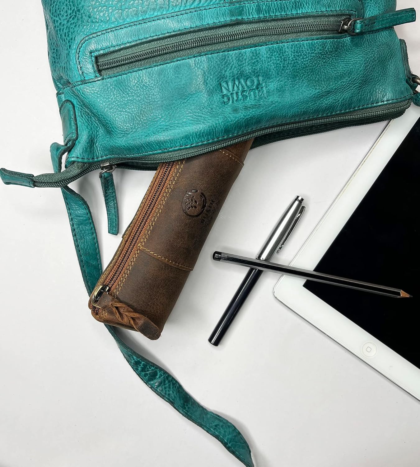 Leather Pencil Case with Full  - Leatherwork Products 评论和价格