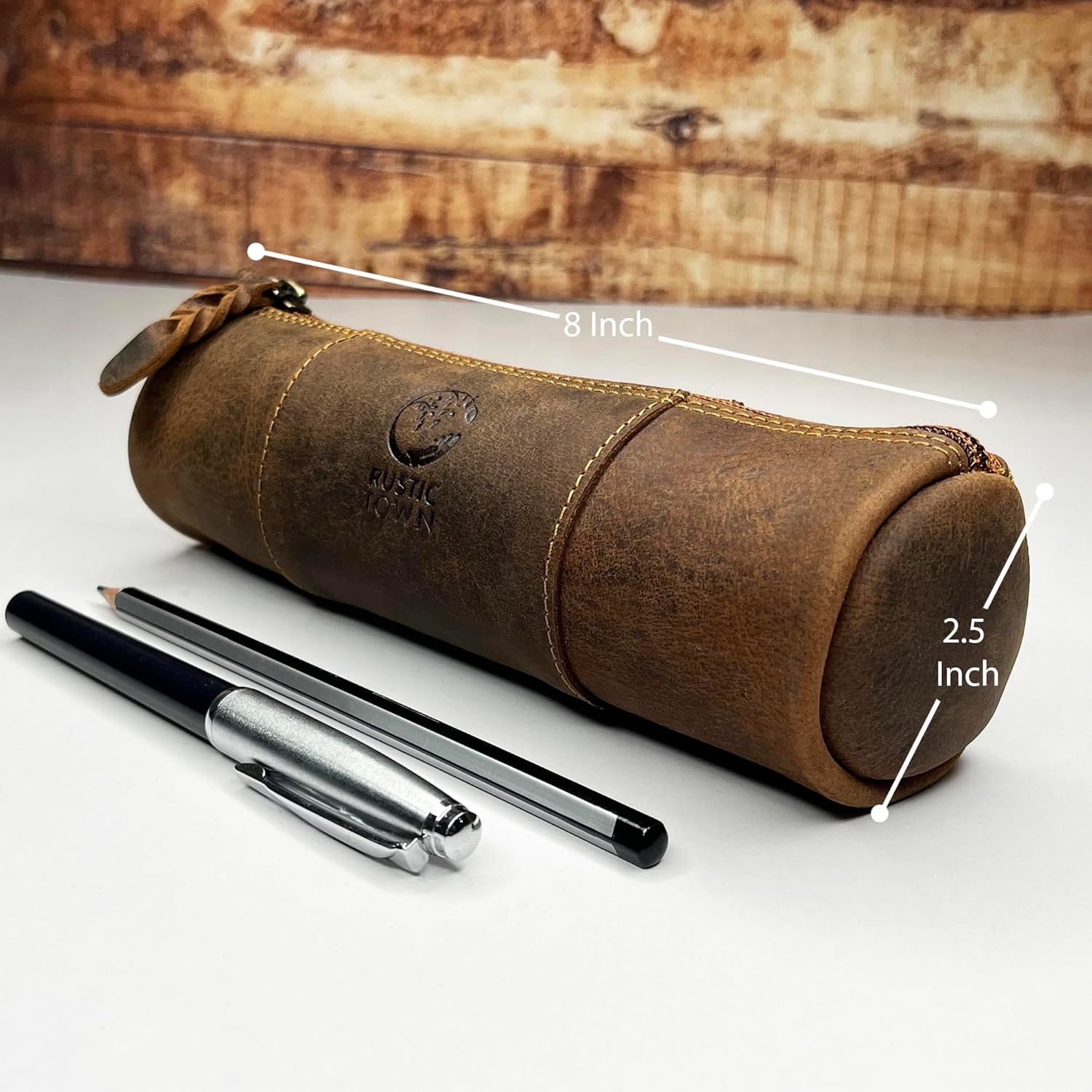 Leather Pencil Case with Full  - Leatherwork Products 评论和价格