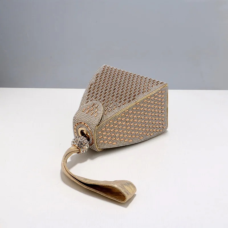Rhinestones Luxury Evening Bag - Leatherwork Wallet 评论和价格