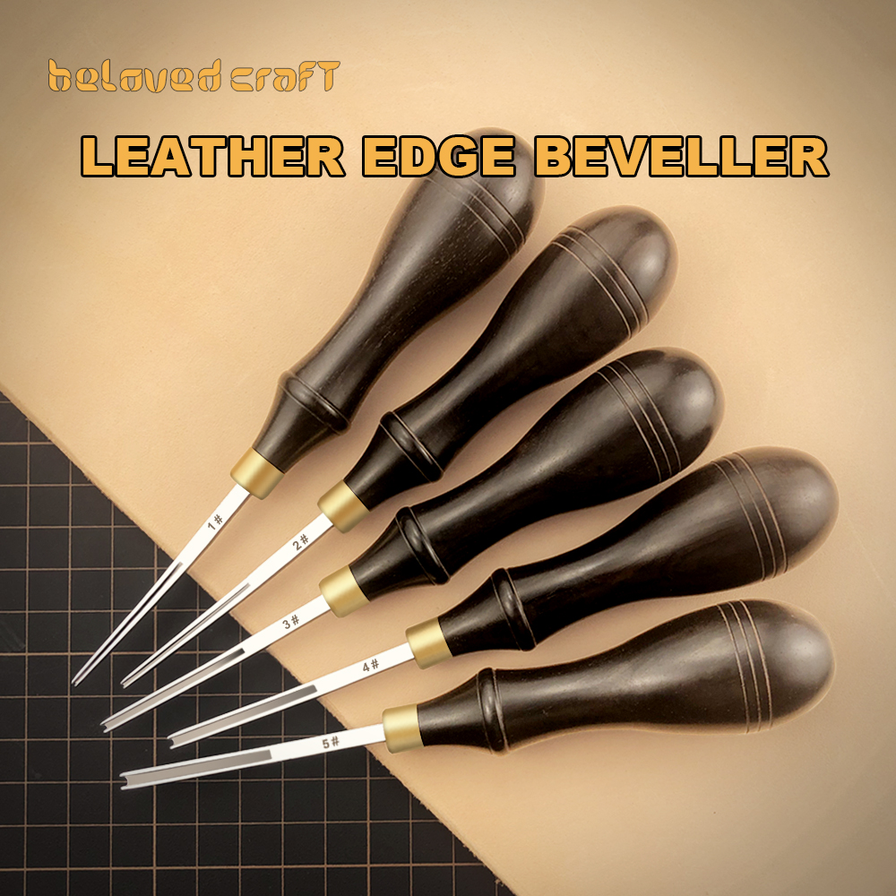 Leather Edge Beveler PRO Skivi - Leatherwork Edge Creaser 评论和价格