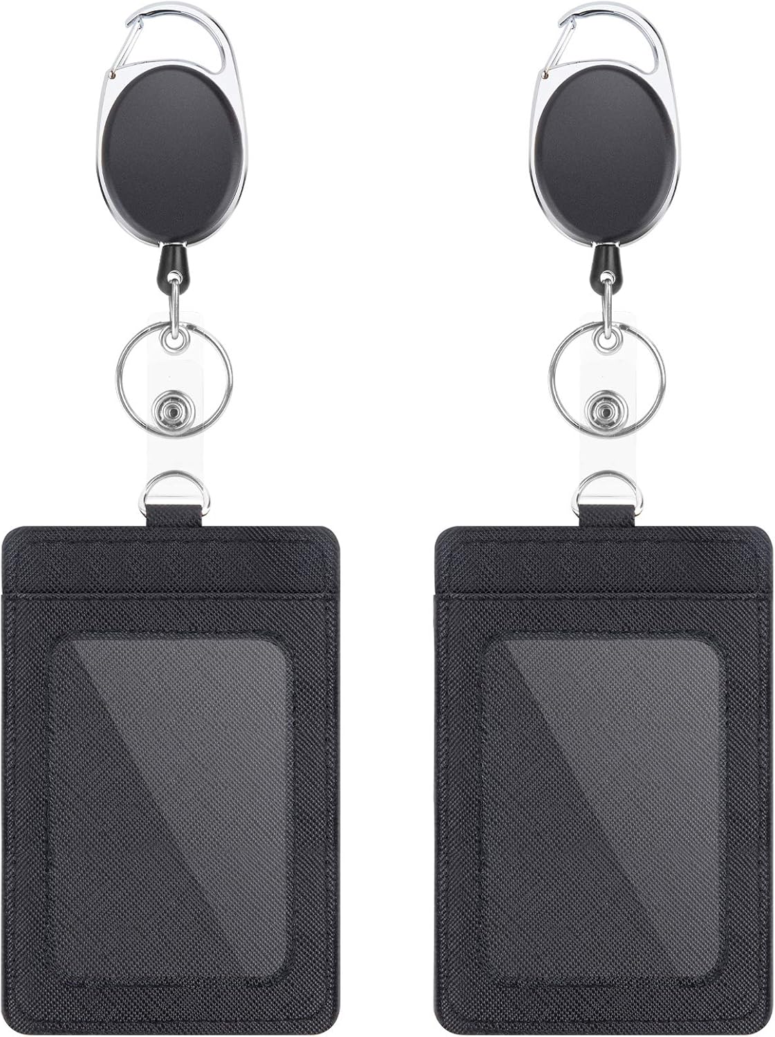 2 Pack Leather ID Badge Holder - Leatherwork Products 评论和价格