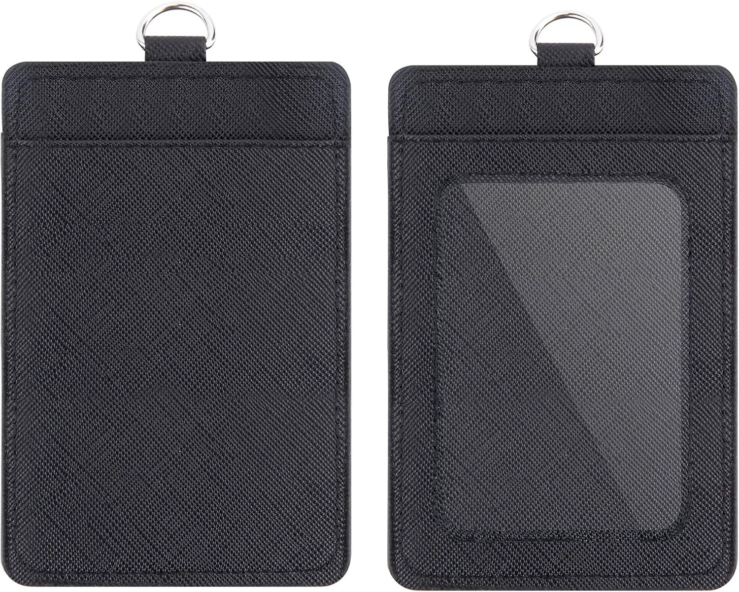 2 Pack Leather ID Badge Holder - Leatherwork Products 评论和价格