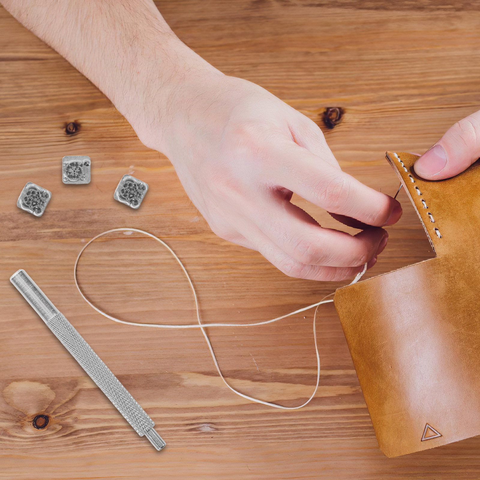 1Set Leatherworking Tool Set B - Leatherwork For Beginners 评论和价格