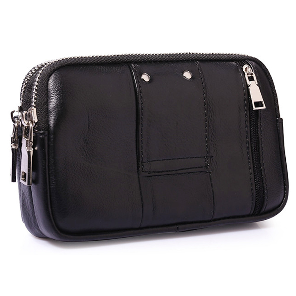 Men Genuine Leather Waist Fann - Leatherwork Wallet 评论和价格