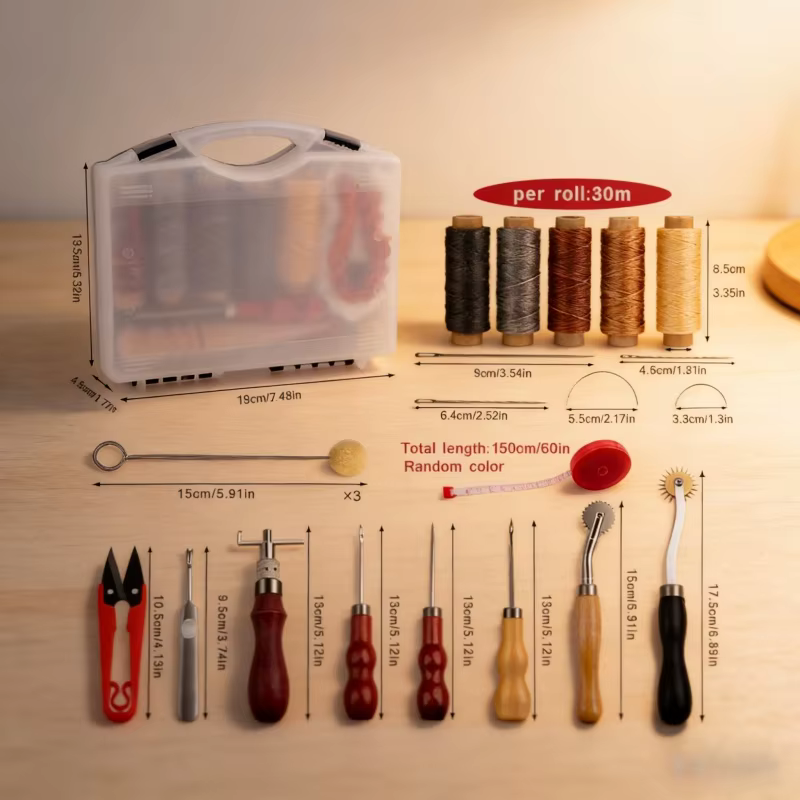 Leather Craft Tool Kit Leather - Leatherwork Punching Tool 评论和价格